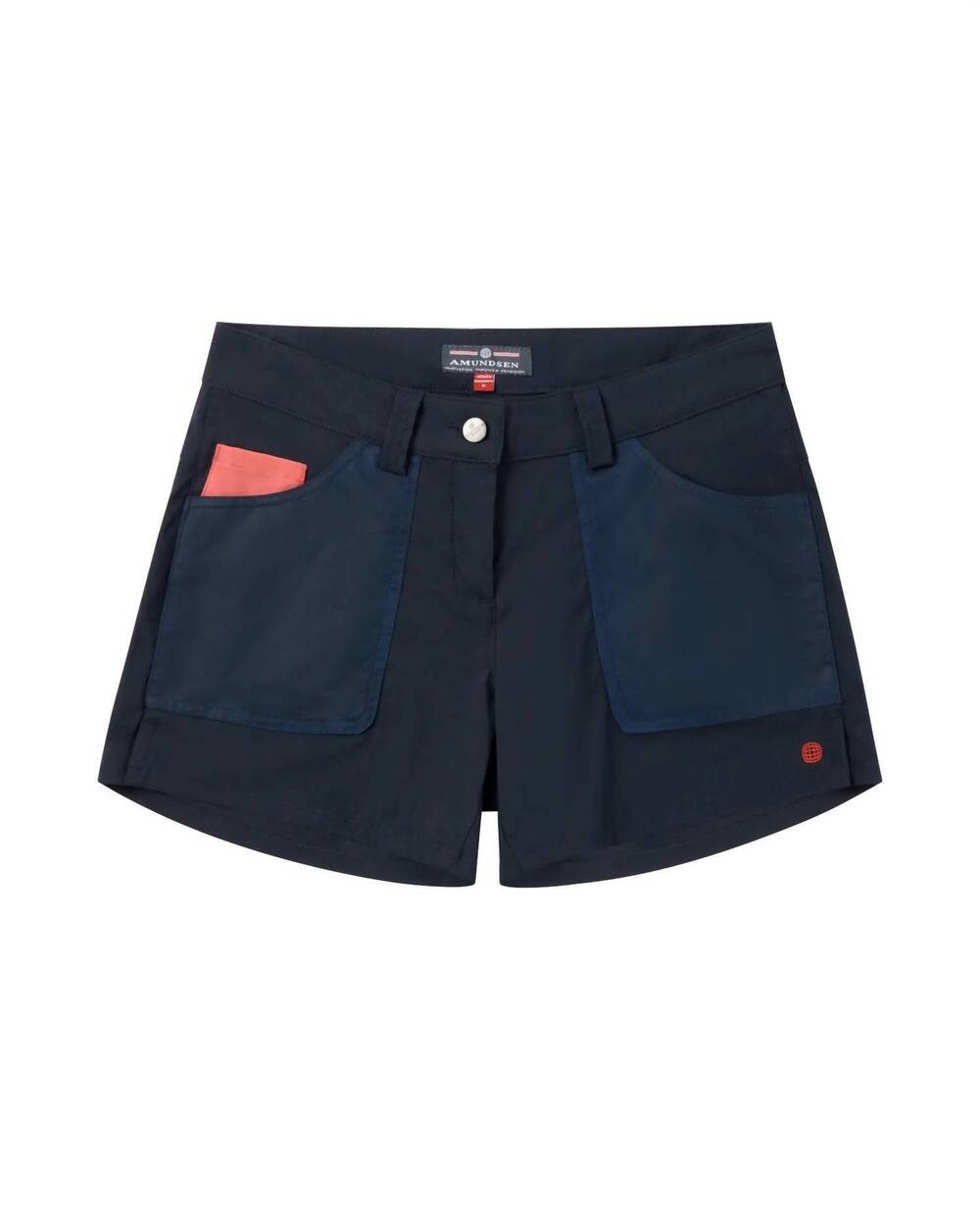 NEW AMUNDSEN women's field shorts in navy